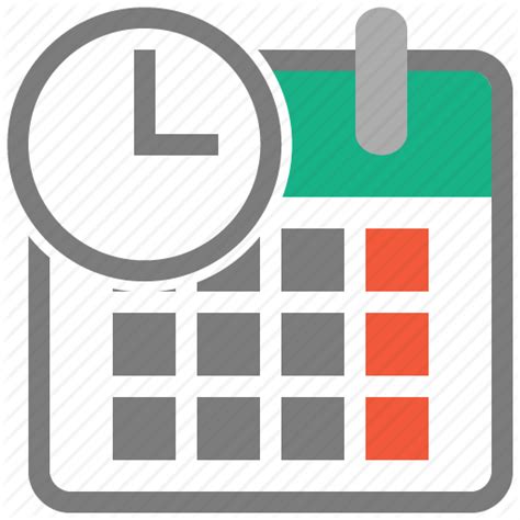 Date And Time Icon Png Clip Art Library