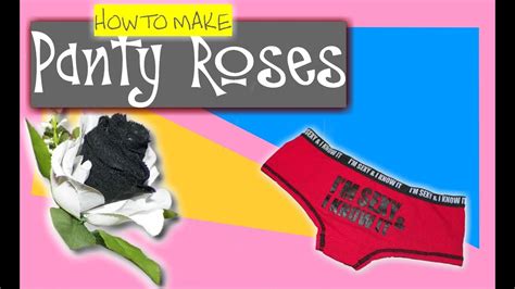New How To Make Longerie Panty Roses Divinekrystal Youtube