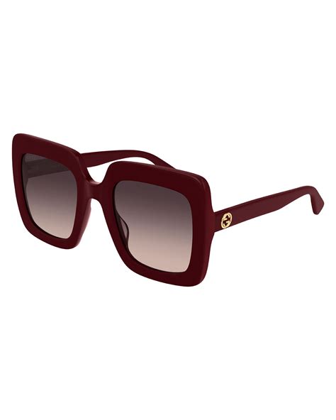 Gucci Oversized Square Acetate Sunglasses Neiman Marcus