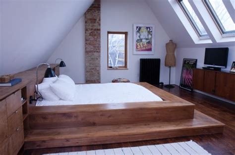 Bett im podest verstecken verstecktes bett platzsparende betten ausziehbares bett kleines kinderzimmer loft betten bett modern hochbett. Sunken beds -a more unusual and modern alternative for the ...