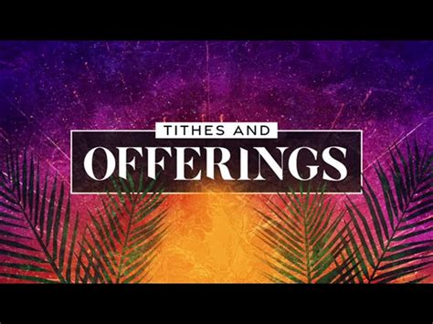 Vivid Palm Sunday Tithes And Offerings Centerline New Media