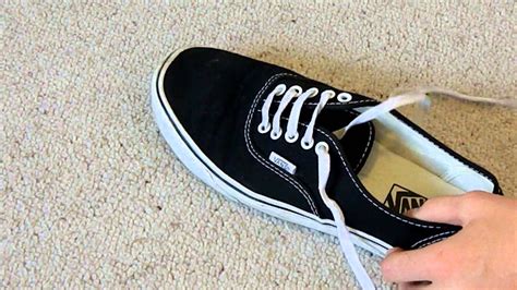 Also offers advice on picking the right type (flat or circular), colour and length however, paying a little more care and consideration to how you tie them can help elevate your footwear game to the next level. How to Bar Lace Vans (hidden knot) | How to lace vans, Ways to lace shoes, Shoe lace tying ...