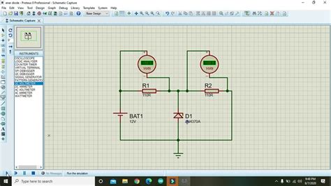 How To Use Zener Diode In Proteus How To Use Zener Diode As A Voltage