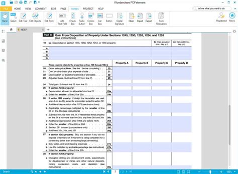 Irs Form 4797 Guide For How To Fill In Irs Form 4797