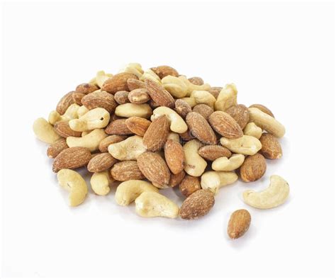 Healthy Mixed Nuts Almond Cashews Nut Stock Photo Image Of