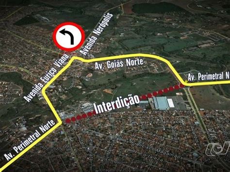 G1 Avenida Perimetral Norte é Parcialmente Interditada Em Goiânia Notícias Em Goiás