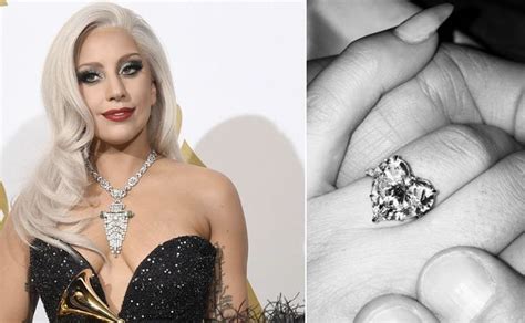 Lady Gaga S Engagement Ring From Taylor Kinney Is A 10 Carat Heart Shaped Diamond Valued At