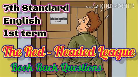 7th Standard English Samacheer Kalvi The Red Headed League Book Back Questions Sa Youtube