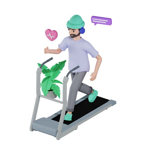 Treadmill Boy Sport 3d Illustrations 11153637 Png