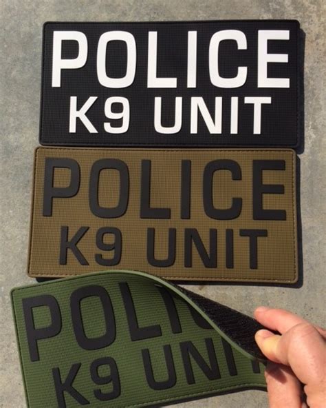 Police K9 Unit Patch 3 Colors Combat Swag Llc