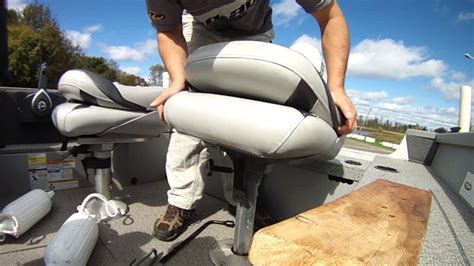 How To Free A Stuck Boat Pedestal Seat Youtube