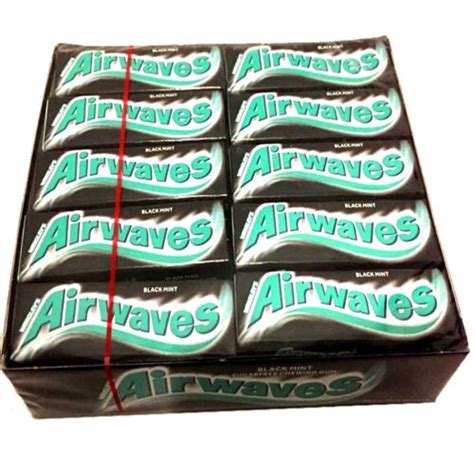 Airwaves Sugarfree Chewing Gum 15 And 30 Cherry Extreme Black Mint Blackcurrn Ebay
