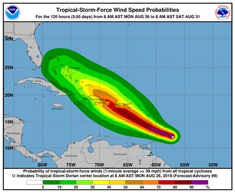 Centro nacional de huracanes anticipa que hoy se estaría emitiendo una vigilancia o aviso de tormenta para puerto rico. Centro Nacional de Huracanes emite advertencias para la la ...
