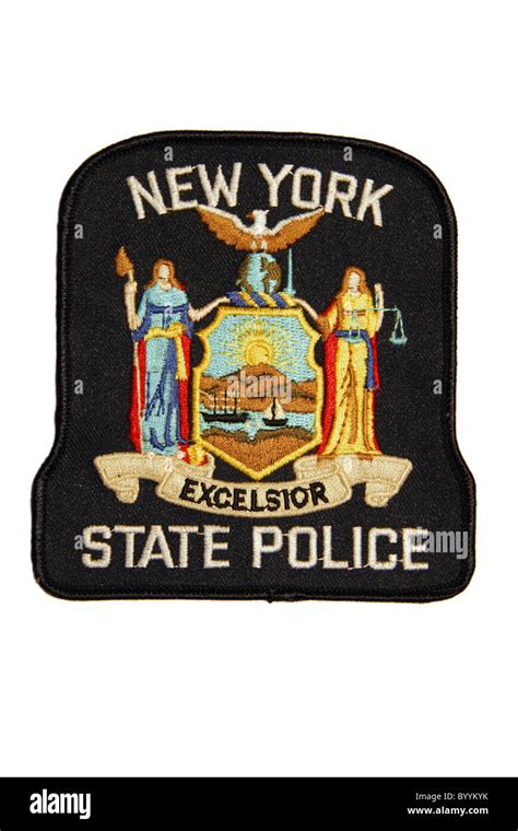 New York State Police Patch Stock Photo Alamy