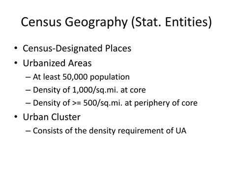 Ppt Census Geography Legal Entities Powerpoint Presentation Free