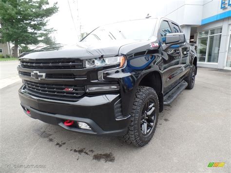 2019 Black Chevrolet Silverado 1500 Lt Z71 Trail Boss Crew Cab 4wd