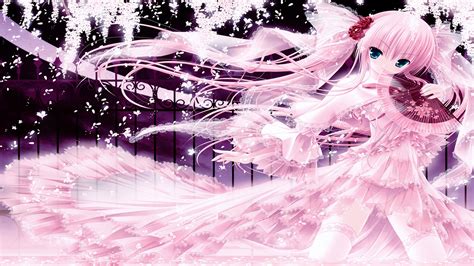 46 Pink Anime Desktop Wallpaper Hd Background