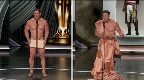 John Cena Undergoes Quick Wardrobe Change After Naked Oscars Moment