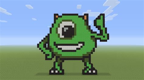Monsters Inc Mike Pixel Art Pixel Art Minecraft Pixel Images And Photos Finder