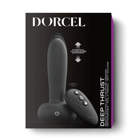 Dorcel Deep Thrust Remote Control Vibe Black Sex Toys And Adult