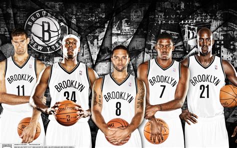 Brooklyn Nets 2014 Starting 5 2880×1800 Wallpaper Basketball