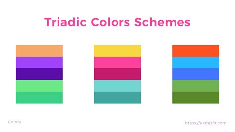 Triadic Scheme Colors Leonetttanazawsze
