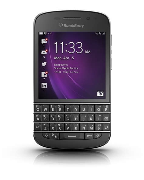 Blackberry Q10 Smartphone Release Qwerty Keyboard Features Us