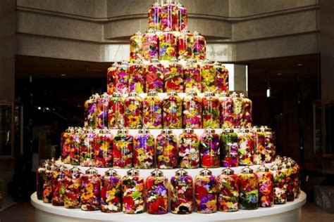 These colorful cakes is a wonderful treatwith fresh fruits that will enliven up your celebrations.fresh fruit cake will tempt your taste buds. An Unusual Birthday 'Cake' Made Out Of Colorful Bottled ...
