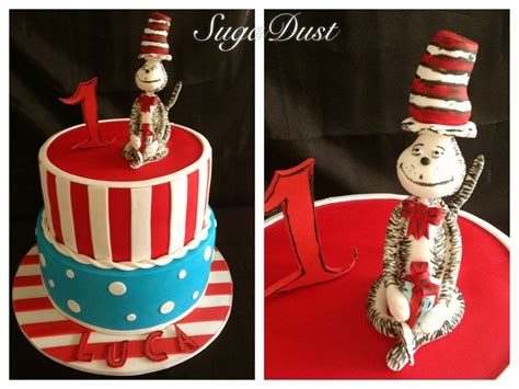 Cat In The Hat 1st Birthday By Cakesbysugadust