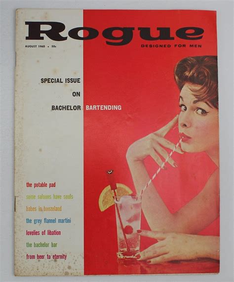 Rogue Vintage Magazine Vol 5 No 5 August 1960 Pinups Etsy