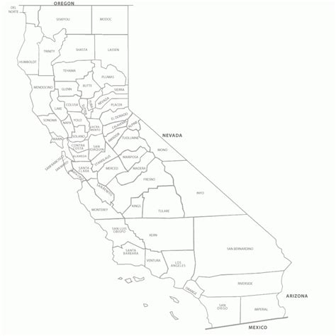 California Prisons Map Printable Maps