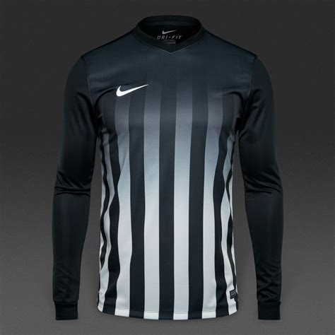 Nike Boys Striped Division Ii Ls Jersey Junior Football Teamwear