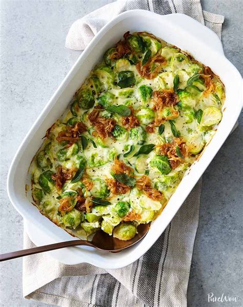 Add the drained sprouts and stir together to. Creamed Brussels Sprouts with Caramelized Onions - PureWow