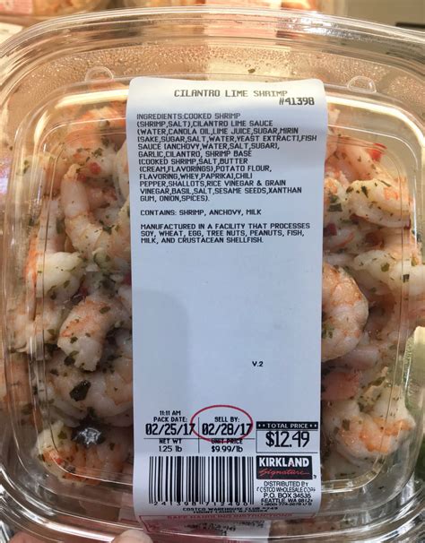 Cooked frozen shelled deveined shrimp, thawed 1 medium red onion, sliced 2 small lemons, sliced 1/2 cup sliced pitted black olives 1/2 cup olive or vegetable oil 3 t. Healthy Snacks Costco - Kirkland | Kitchn