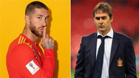 Sergio Ramos Tweets Following The Sacking Of Spain Manager Julen
