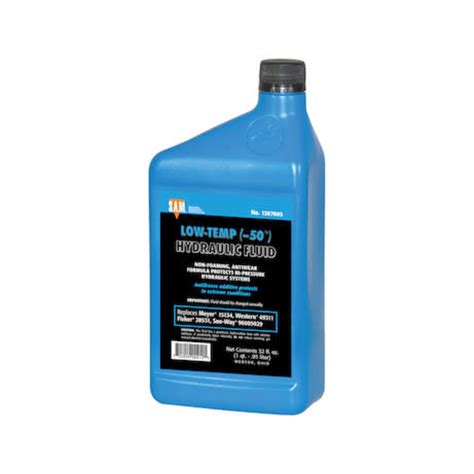 Sam Low Temperature Blue Hydraulic Fluid 1 Quart Bottle Bigfoot