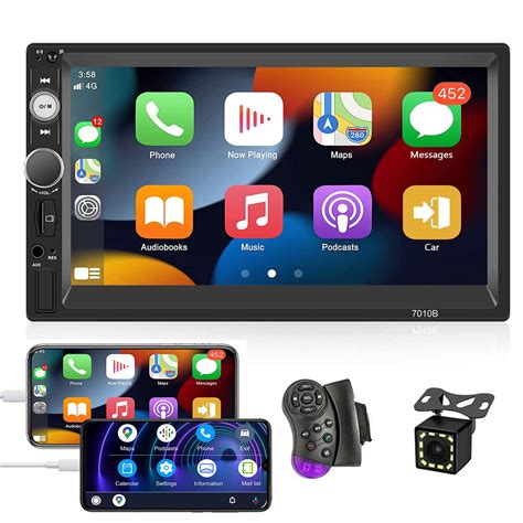 Buy CAMECHO Car Radio With Carplay Android Auto Inch Touch Screen With Mirror Link For Android