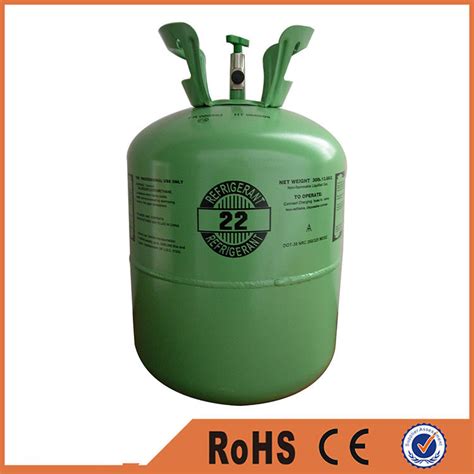Hcfc High Purity 998 R22 Refrigerant Gas Freon For Cooling Systems