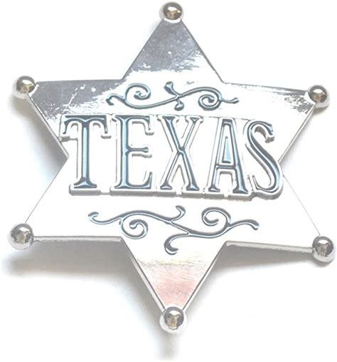 Texas Sheriff Star Badge Belt Buckle Brand New Clothing