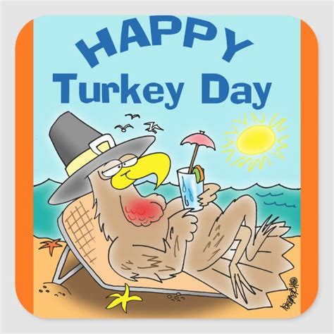 happy thanksgiving stickers tap to personalize and get yours thanksgiving cartoon turkey