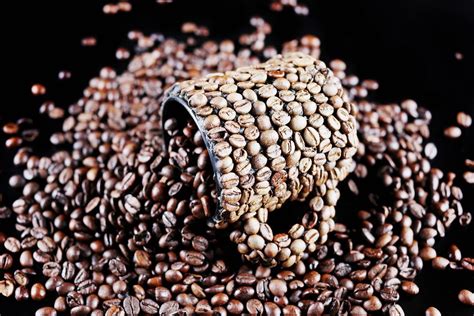 Cup Of Coffee Beans Diy Creative Commons Bilder
