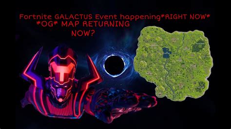 🔴fortnite Galactus Event Live Now Ting Skins Live Og Map