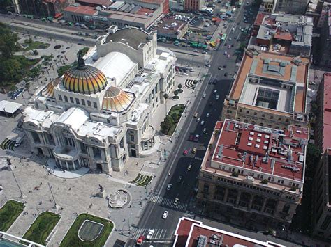 Palacio De Bellas Artes Desde El Mirador De La Torre Latinoamericana