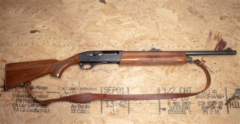 Remington 1100 12 Gauge Police Trade In Shotgun With Engraved Receiver