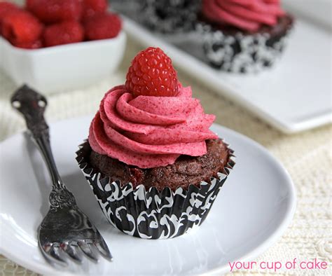 Chocolate Raspberry Cupcakes Your Cup Of Cake