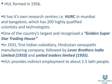 Hul Introduction And History