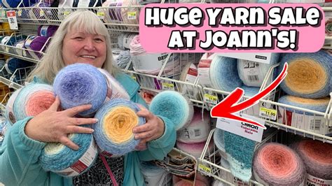 Huge Yarn Sale at Joann's! All Yarns on Sale! Hurry Before It Ends