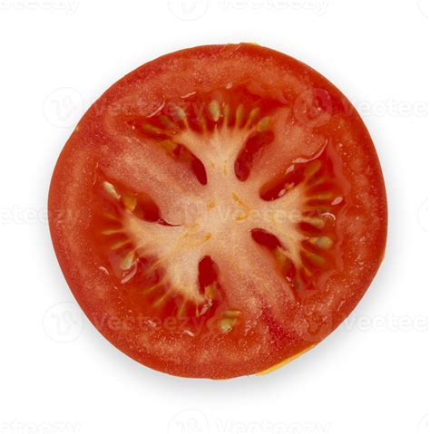 Fatia De Tomate Fresco Vermelho Isolado Cortado 10985465 Png
