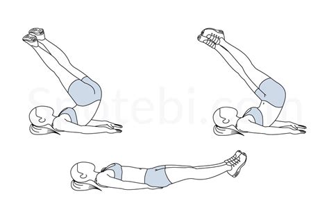 Reverse Crunch Twist Illustrated Exercise Guide