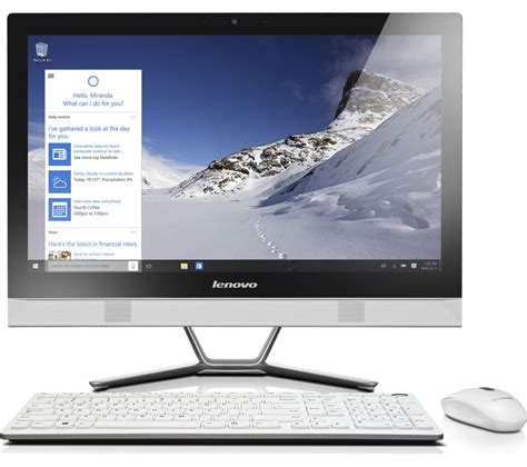 Lenovo C50 23 Touchscreen All In One Pc White Deals Pc World